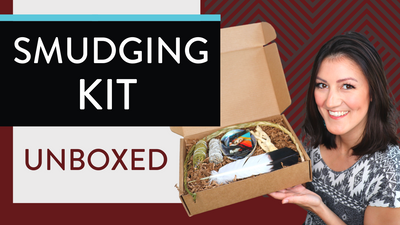 Sage SMUDGING KIT Unboxed 🔥(What’s inside this indigenous smudge kit?!)